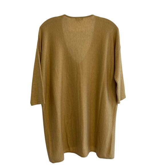 Kerisma V-neck Tan‎ Oversize Sweater Fitted Sleeves size m/l Pre-owned - Picture 3 of 6